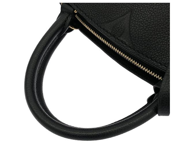 Borsa Louis Vuitton Monogram Empreinte Petit Palais PM M58916 Nero - vista 7