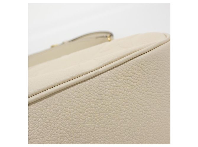 Borsa Louis Vuitton Monogram Empreinte Bagatelle Beige - vista 2