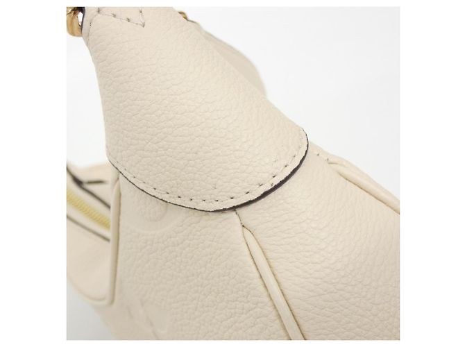 Borsa Louis Vuitton Monogram Empreinte Bagatelle Beige - vista 3