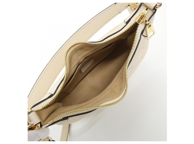 Borsa Louis Vuitton Monogram Empreinte Bagatelle Beige - vista 6