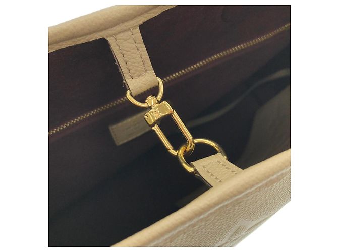 Borsa Louis Vuitton Monogram Empreinte Neverfull MM Grigio - vista 4