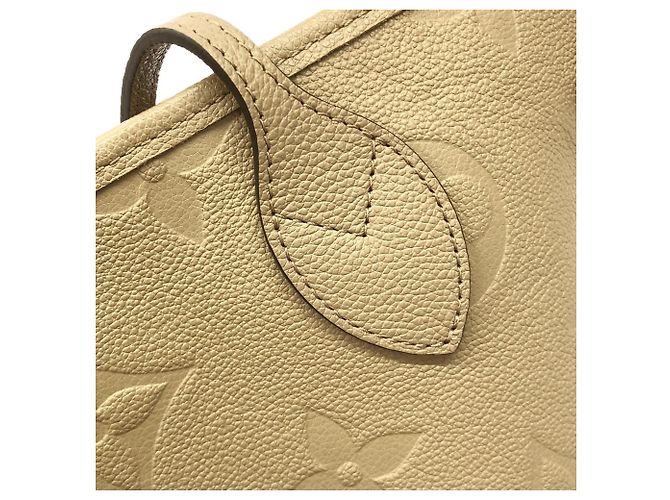 Borsa Louis Vuitton Monogram Empreinte Neverfull MM Grigio - vista 5