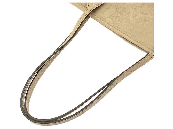 Borsa Louis Vuitton Monogram Empreinte Neverfull MM Grigio - vista 6