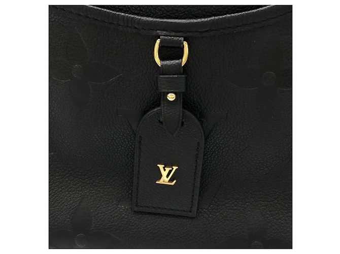 Borsa Louis Vuitton Monogram Empreinte Trianon PM Nero - vista 4