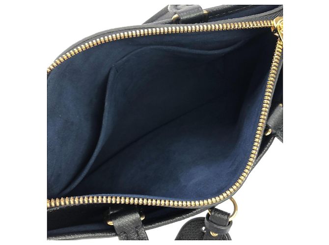 Borsa Louis Vuitton Monogram Empreinte Trianon PM Nero - vista 8