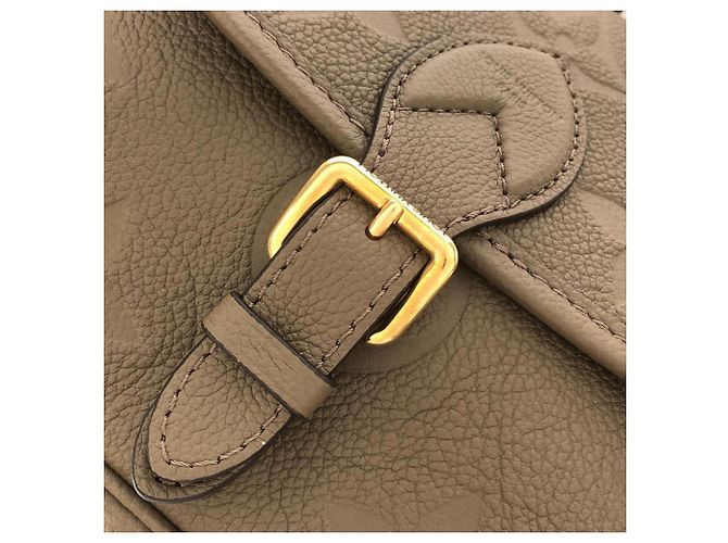 Borsa a tracolla Louis Vuitton Monogram Empreinte Diane Marrone - vista 5