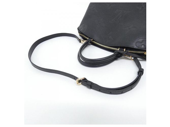Borsa Louis Vuitton Monogram Empreinte Grand Palais MM Nero - vista 7