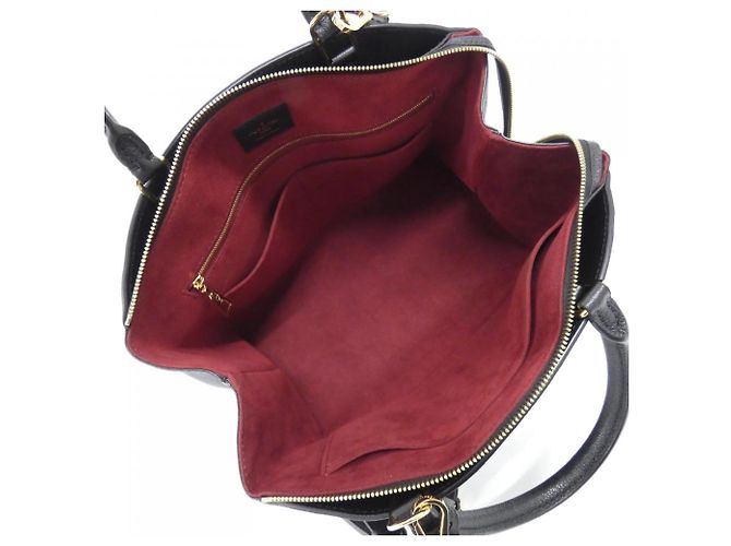 Borsa Louis Vuitton Monogram Empreinte Grand Palais MM Nero - vista 8