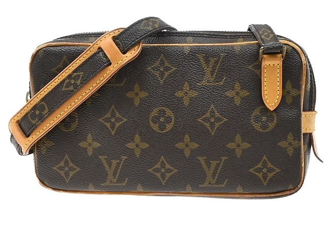 Louis Vuitton Pochette Marly Bandouliere Monogram Canvas medium Marrone - vista 2