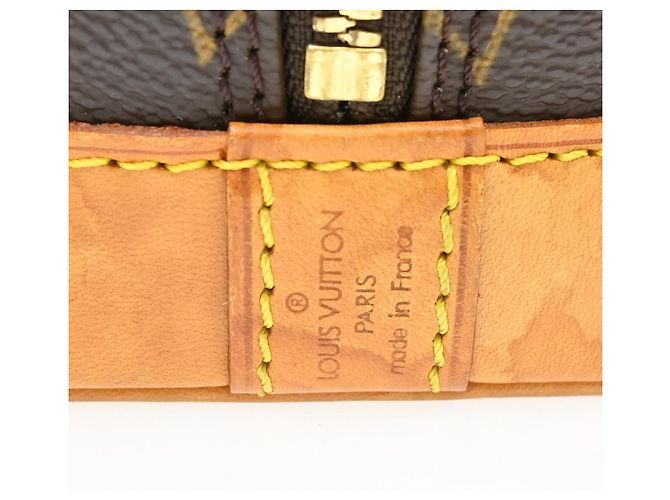 Louis Vuitton Alma Monogram Canvas MM Castaño - vista 4