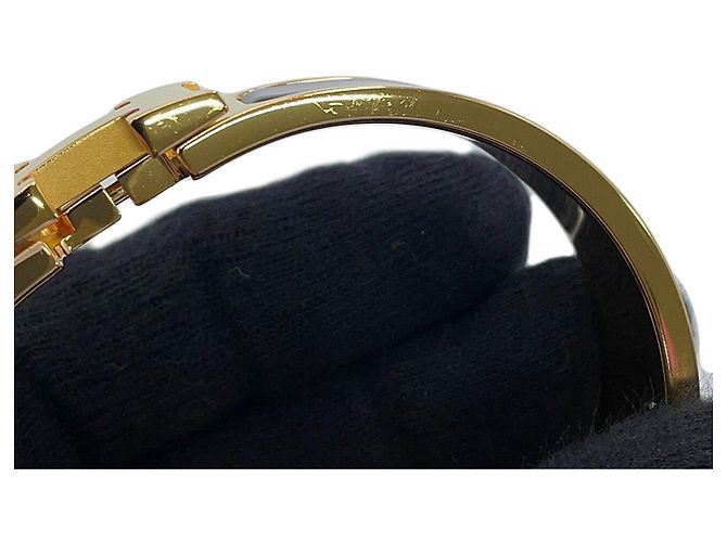 Hermès Hermes Click H Armband mit Anhänger Schwarz Golden - Ansicht 7