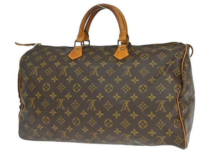 Louis Vuitton Speedy Monogram Canvas 40 Marrone - vista 2