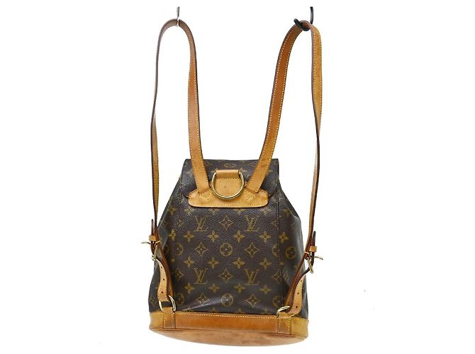 Louis Vuitton Montsouris Monogram MM Marrone - vista 2