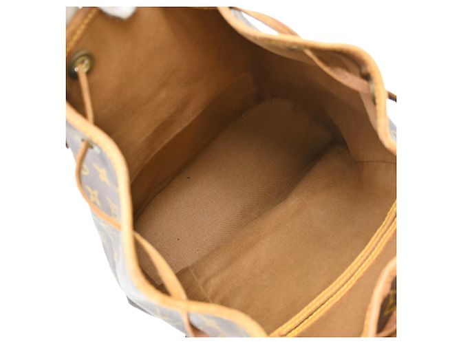 Louis Vuitton Montsouris Monogram MM Marrone - vista 3