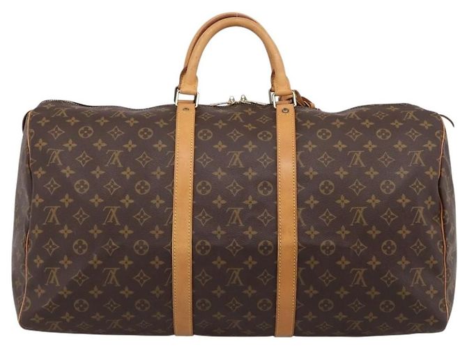 Louis Vuitton Keepall Monogram Canvas 55 Marrone - vista 2