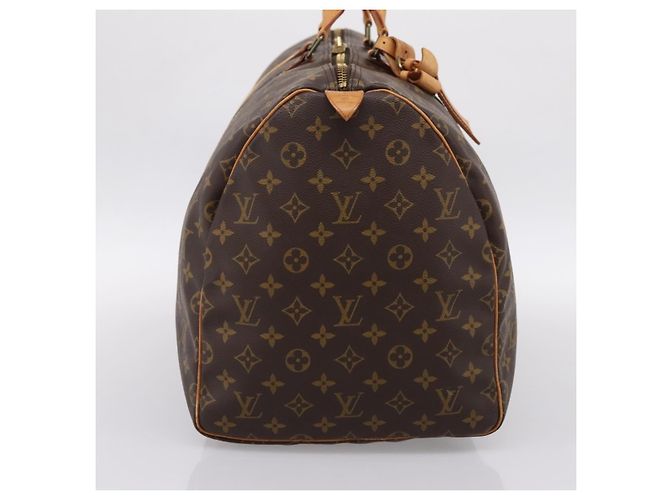 Louis Vuitton Keepall Monogram Canvas 55 Marrone - vista 3