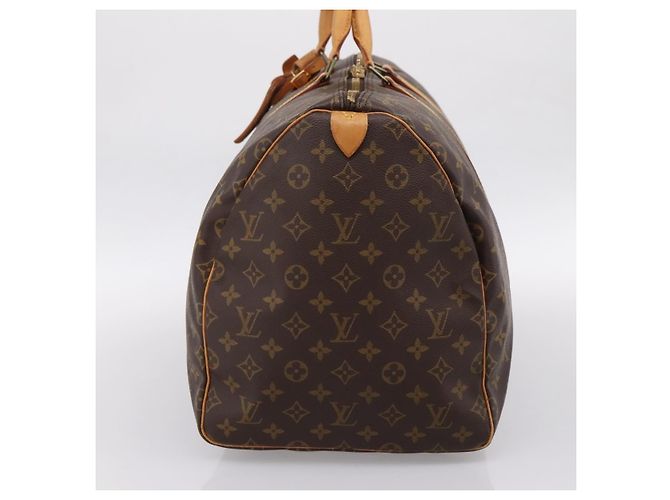Louis Vuitton Keepall Monogram Canvas 55 Marrone - vista 4