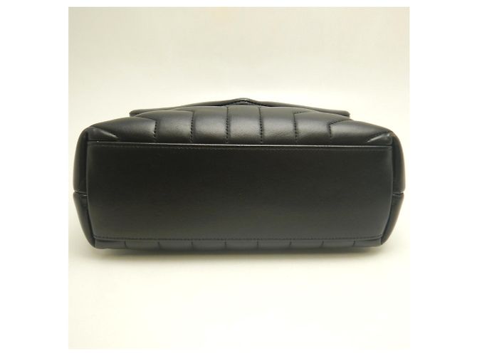 Borsa a tracolla Yves Saint Laurent Loulou Small Matelassé Nero - vista 8
