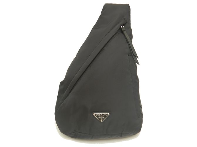 Borsa a tracolla Prada Re-Nylon Nero - vista 2