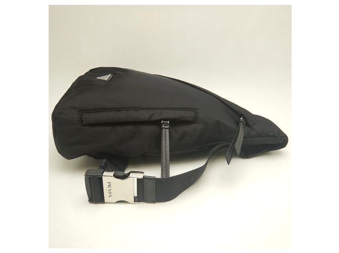 Borsa a tracolla Prada Re-Nylon Nero - vista 4