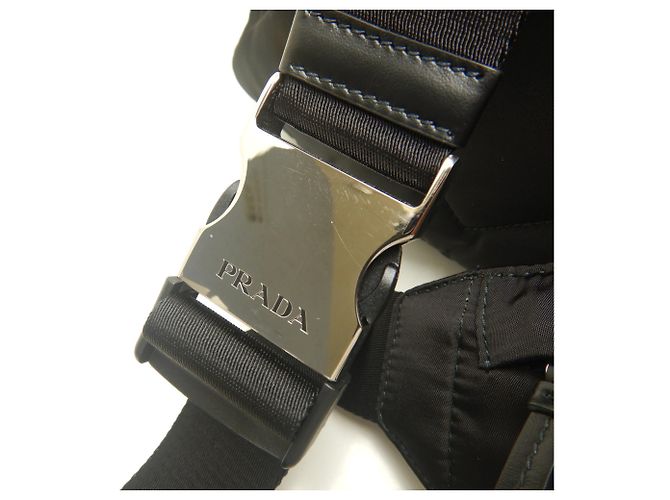 Borsa a tracolla Prada Re-Nylon Nero - vista 7