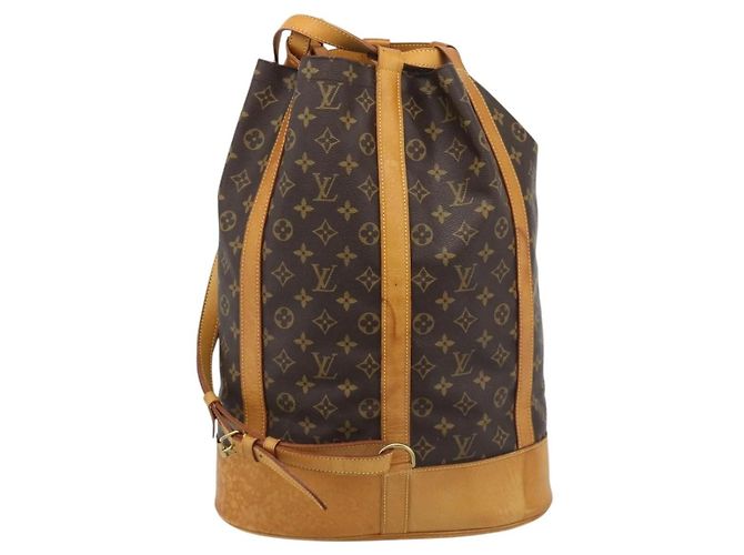Louis Vuitton Randonnee Monogram Canvas GM Marrone - vista 2