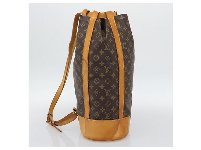 Louis Vuitton Randonnee Monogram Canvas GM Marrone - vista 3