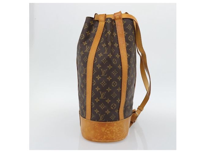 Louis Vuitton Randonnee Monogram Canvas GM Marrone - vista 4