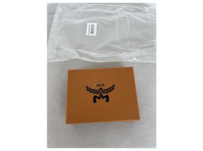 Cartera MCM de cuero plateado Plata - vista 15
