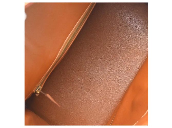 Hermès Hermes Birkin Gold Courchevel con Gold Hardware 35 Dorado - vista 3