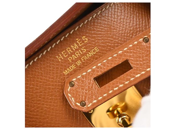 Hermès Hermes Birkin Gold Courchevel con Gold Hardware 35 Dorado - vista 4