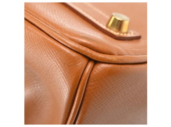 Hermès Hermes Birkin Gold Courchevel con Gold Hardware 35 Dorado - vista 6