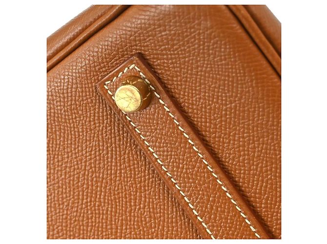 Hermès Hermes Birkin Gold Courchevel con Gold Hardware 35 Dorado - vista 7