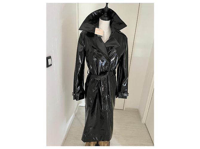 Liu.Jo Trench-coat de vinilo negro Liu Jo - vista 2
