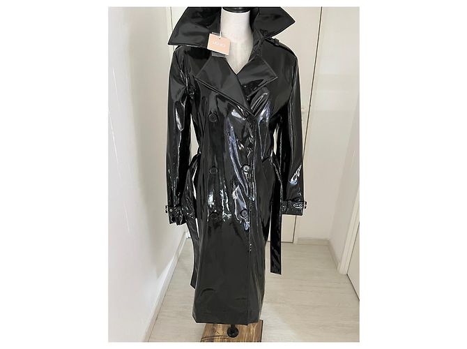Liu.Jo Trench-coat de vinilo negro Liu Jo - vista 3