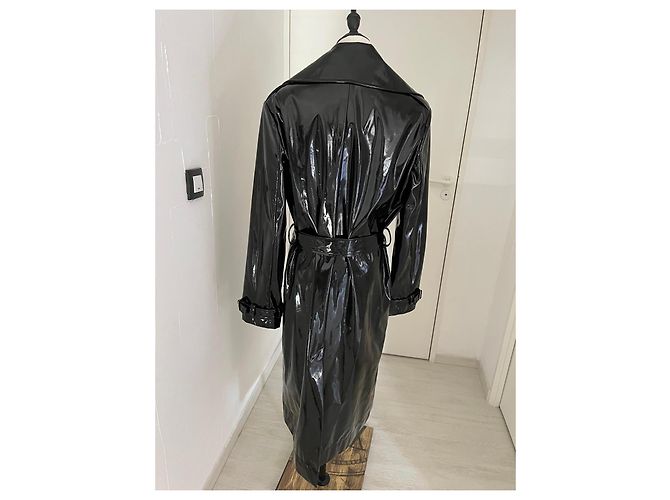 Liu.Jo Trench-coat de vinilo negro Liu Jo - vista 4