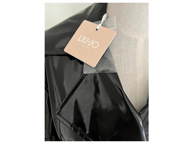 Liu.Jo Trench-coat de vinilo negro Liu Jo - vista 5