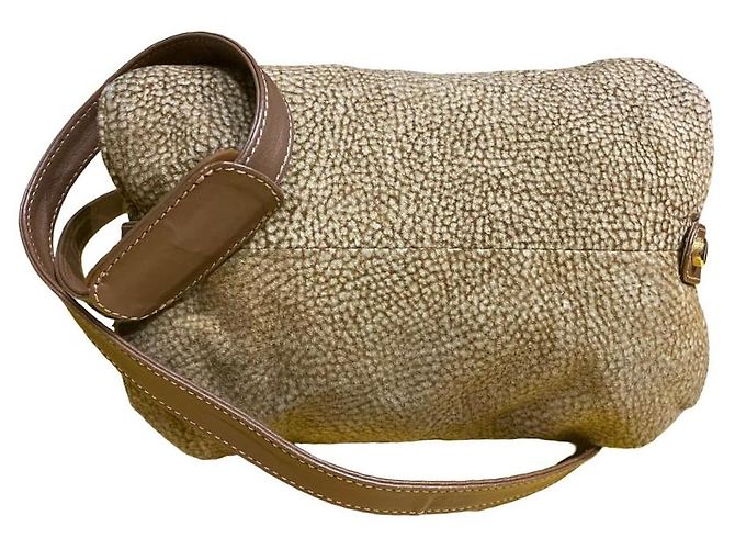 Autre Marque Set di borse in pelle e camoscio monogrammate Marrone Beige - vista 17