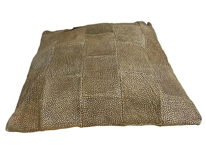 Autre Marque Set di borse in pelle e camoscio monogrammate Marrone Beige - vista 8