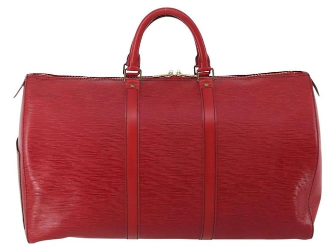 Louis Vuitton Keepall Epi 50 Rosso - vista 2