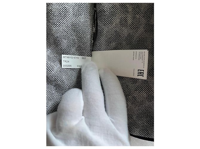 Michael Kors Abito midi leopardato Nero Bianco Stampa leopardo - vista 7