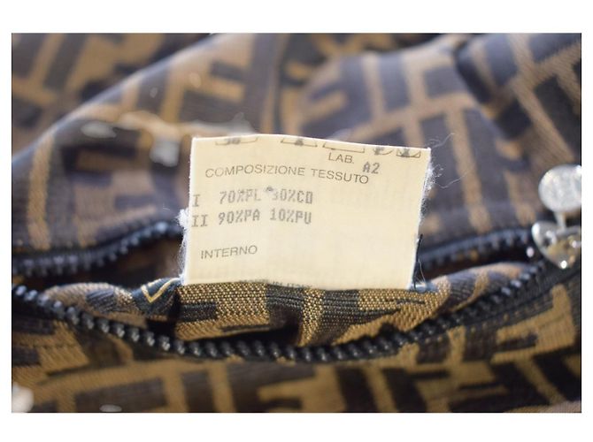FENDI JEANS Reversible Zucca FF Monogram Yellow Jacke IT 42 US 6 Braun - Ansicht 15