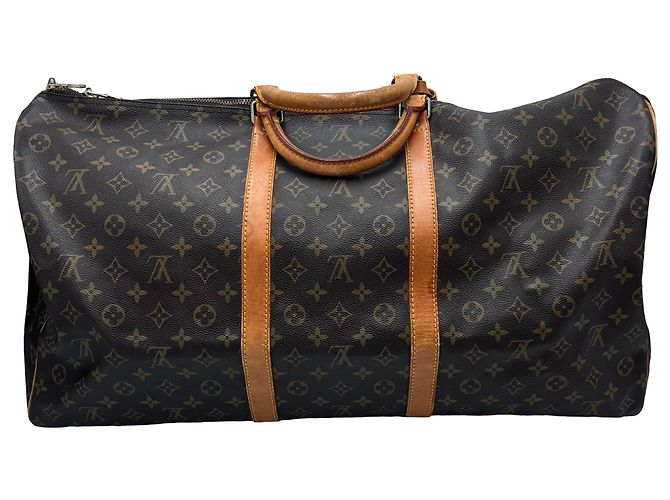 Louis Vuitton Keepall Monogram Canvas 60 Marrone - vista 2
