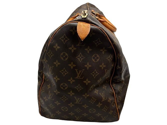 Louis Vuitton Keepall Monogram Canvas 60 Marrone - vista 5