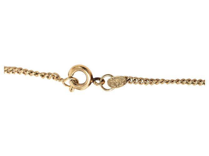 Collar Chanel Coco Mark 01A Negro Dorado - vista 5