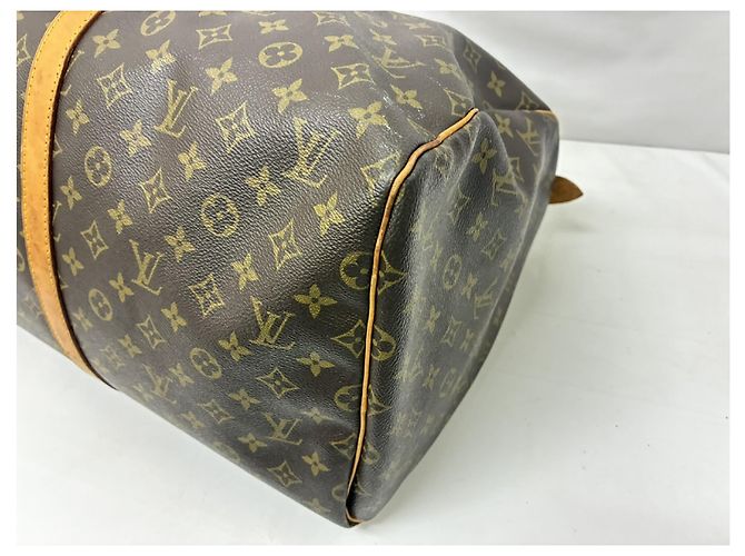 Louis Vuitton Keepall Canvas 55 Marrone - vista 7
