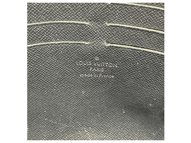Louis Vuitton Monogram Eclipse Pochette Voyage MM Clutch Bag Schwarz - Ansicht 5