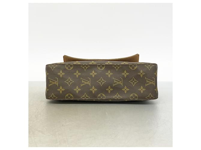 Borsa a tracolla Mini Looping Monogram Louis Vuitton Marrone - vista 3