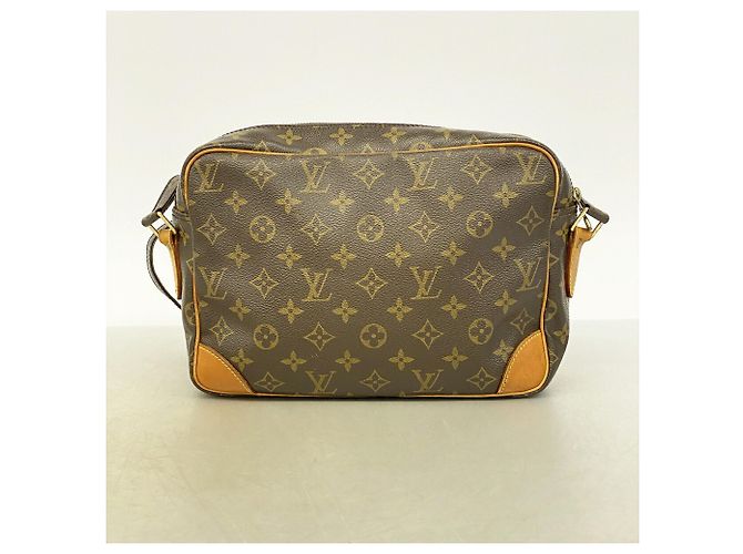 Borsa a tracolla Louis Vuitton Monogram Nile Marrone - vista 10