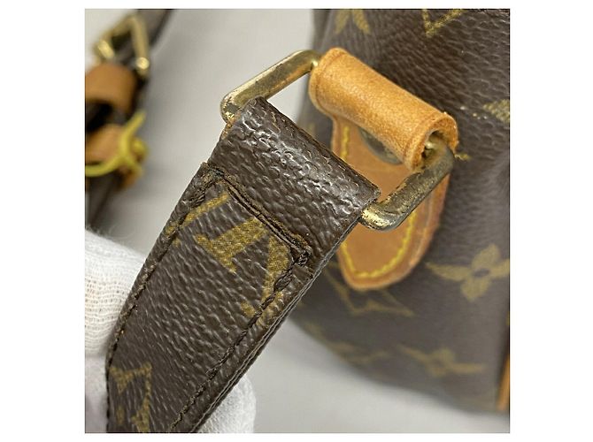 Borsa a tracolla Louis Vuitton Monogram Nile Marrone - vista 8